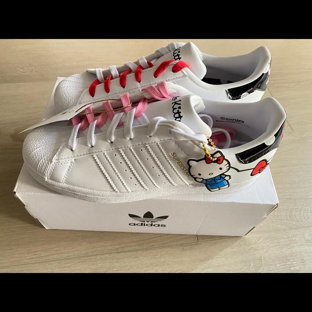 Adidas Hello Kitty Superstar Shoes - Women US SIZE